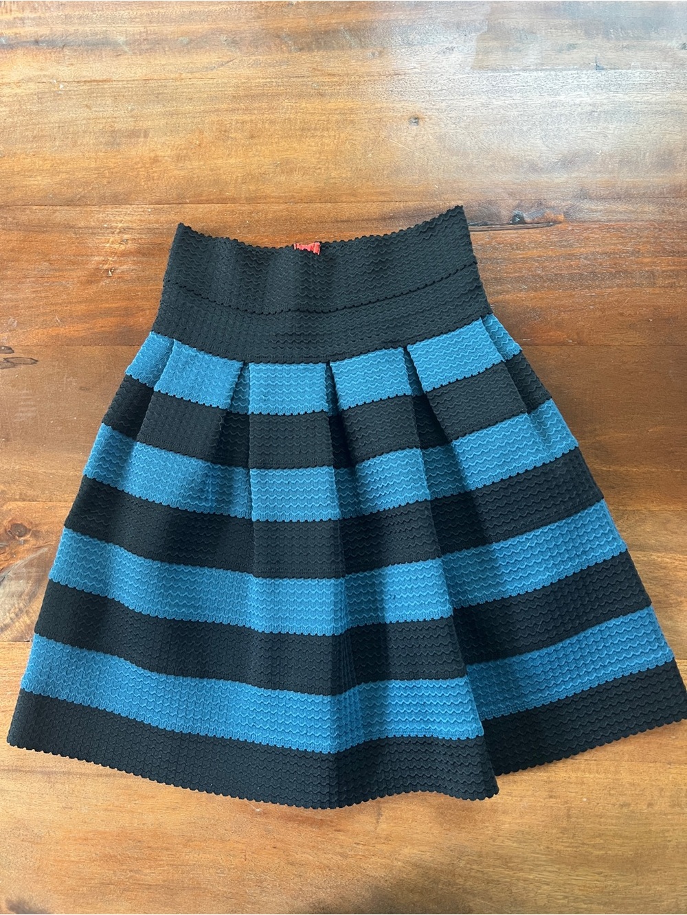 Anthropologie Girls From Savoy Skirt Size M/L Pleated Elastic Waist